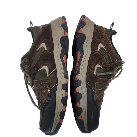 Skechers Selmen Revano Trainers 66276 Brown Leather Men's Size 10.5 - Picture 8 of 12